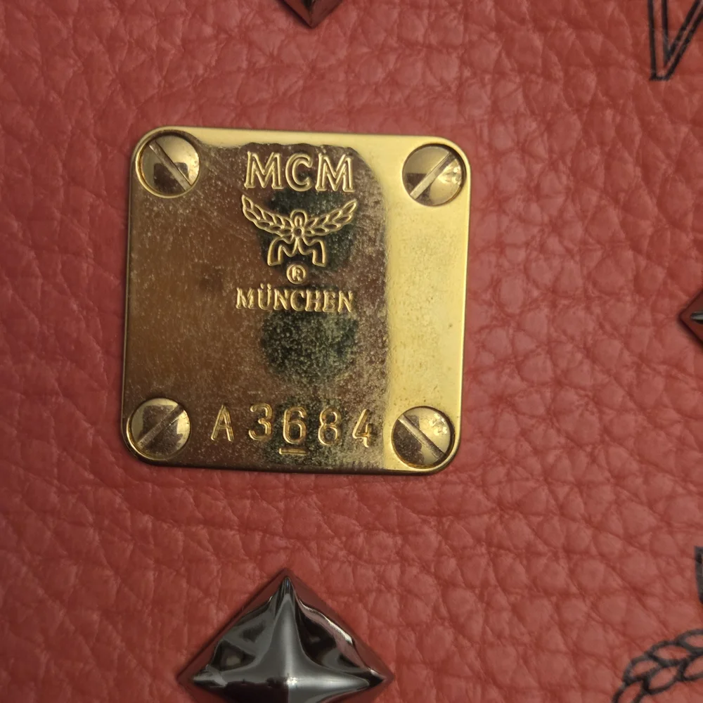 MCM Red Backpack - Picture 5 of 10